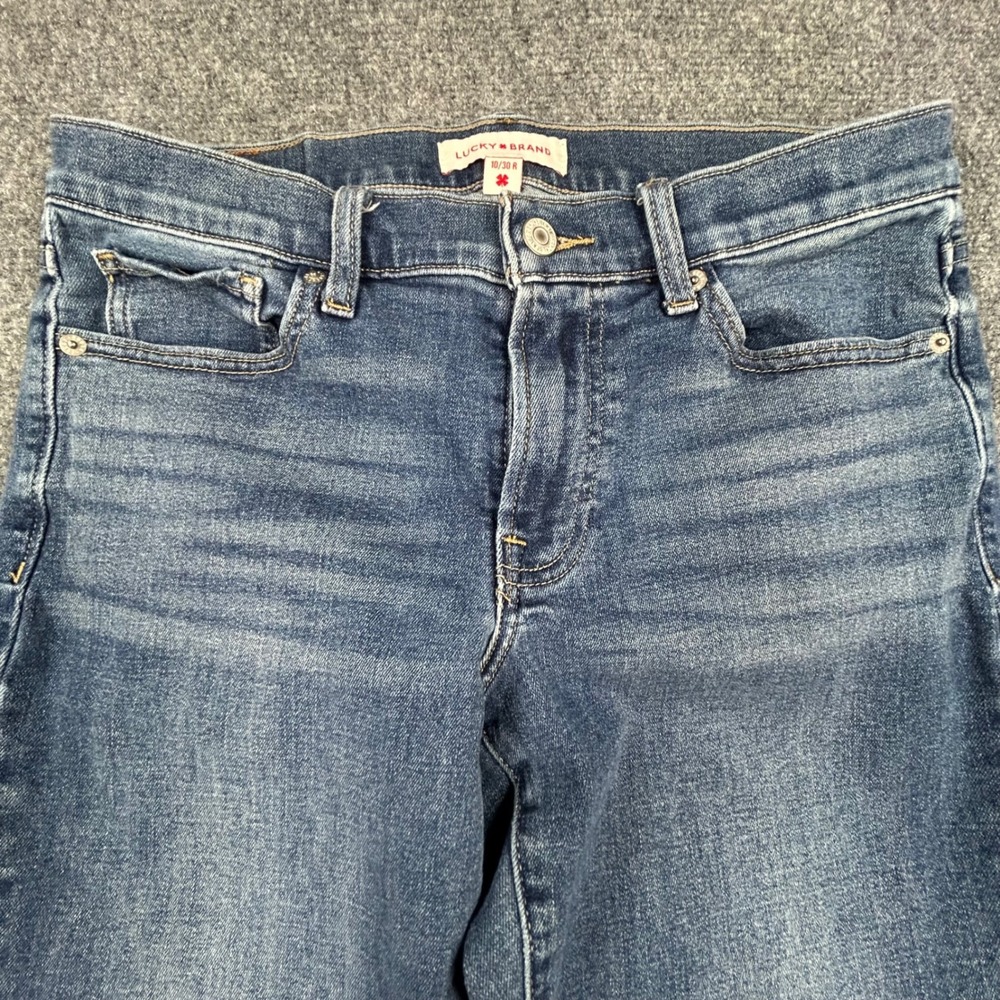 Lucky Brand Sweet Mid Rise Boot Jeans Womens 10/30R Dark Wash Denim Pants - Picture 2 of 13